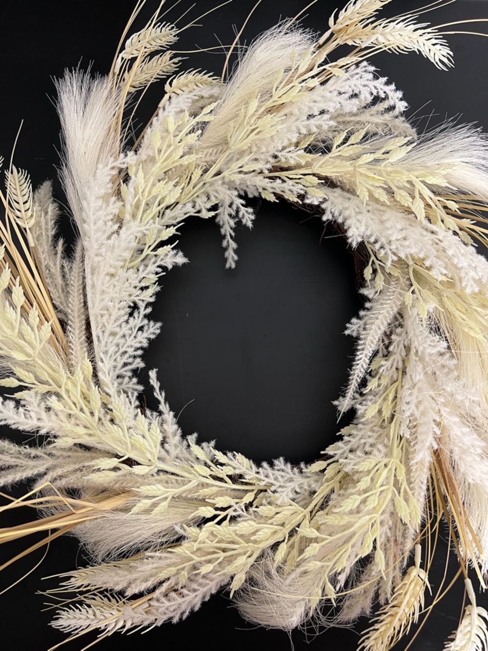 🌾✨ Boho Pampas Grass & Wheat Wreath ✨🌾 - Picture 3 of 5